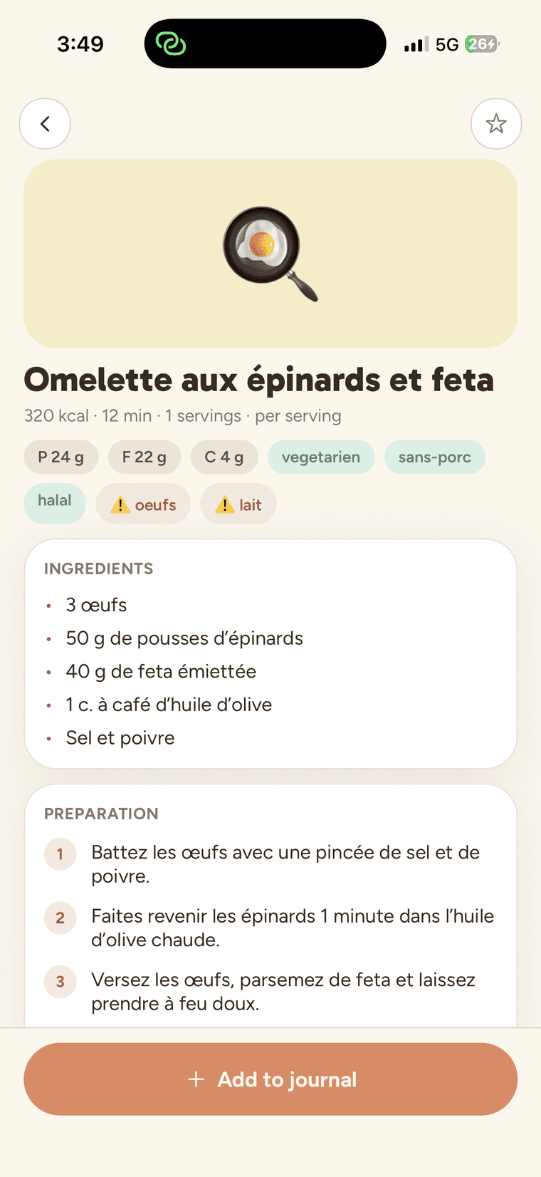 Une recette proposée par Libou